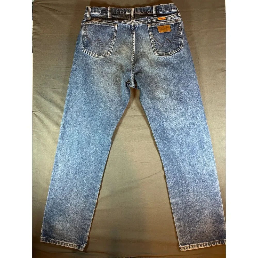 Y2K Vintage Wrangler FR Flame Resistant CAT2 2112 Work Jeans 36x34